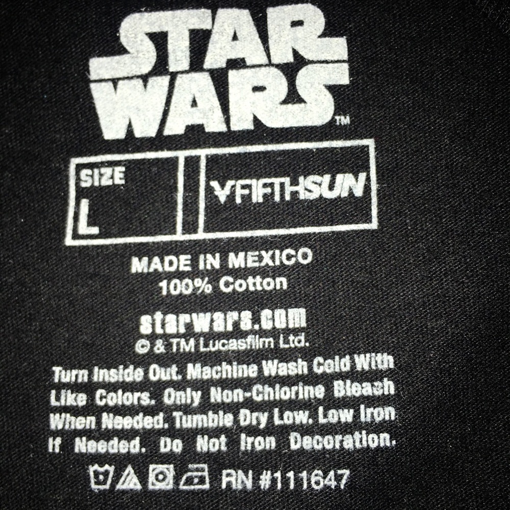 Star Wars NWT "The Force Awakens" Men's T-shirt Size L - Picture 6 of 6